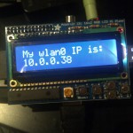 Displaying your Raspberry IP address on Adafruit RGB LCD 16x2 Shield Adafruit LCD Shield